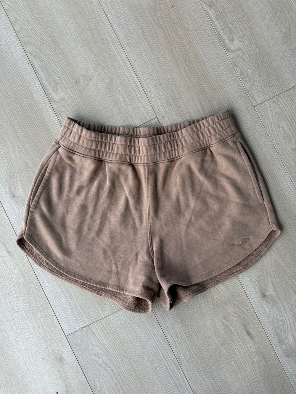 Hollister Brown Terry Pull-On Athletic Shorts